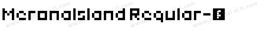 Meronalsland Regular字体转换